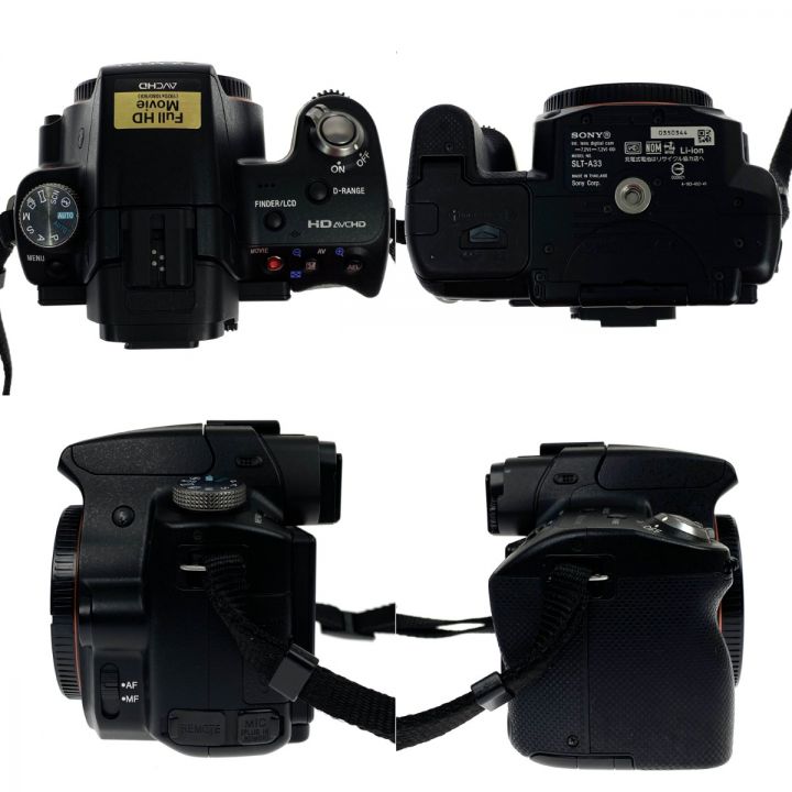 SONY　デジタル一眼カメラ SLT-A33　ズームレンズ SAL1855 SONY α33 SLT-A33L ズームレンズキット DT 18-55mm F3.5-5.6 SAM