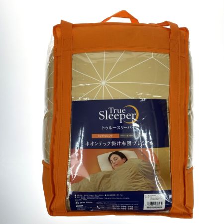  ショップジャパン トゥルースリーパー ホオンテック掛け布団 プレミアム シングルロング R2 ベージュゴールド 未使用