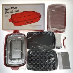 ## BRUNO ブルーノ ホットプレート グランデサイズ BOE026 レッド Bランク