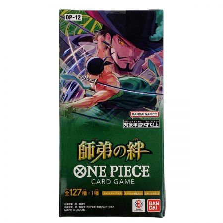   ワンピースカードゲーム ブースターパック 師弟の絆 OP-12 未開封 1BOX
