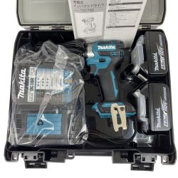 ## MAKITA マキタ 18V 充電式インパクトドライバ TD173DRGX ブルー 充電器・充電池2個・ケース付 Aランク