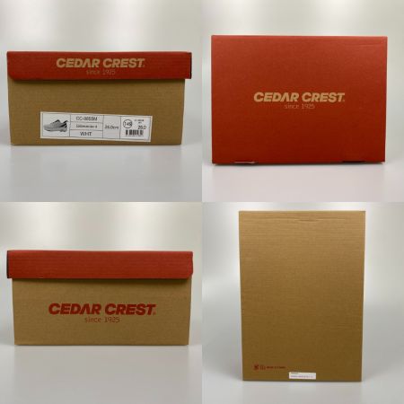  CEDAR CREST セダークレスト 透湿防水ユーティリティスニーカー 26cm CC-9855M ホワイト