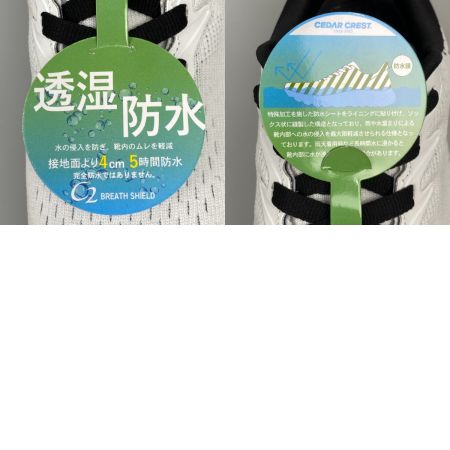  CEDAR CREST セダークレスト 透湿防水ユーティリティスニーカー 26cm CC-9855M ホワイト