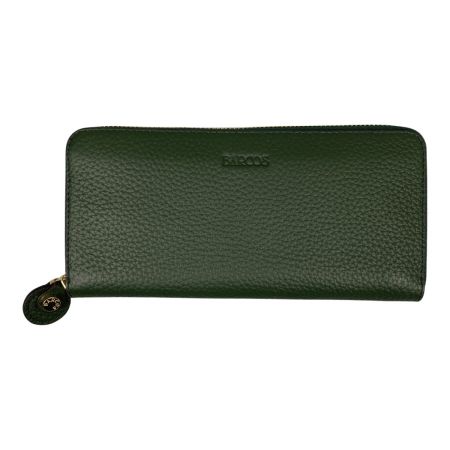  BARCOS バルコス GLウォレット ラウンド型財布 チルコロR カードケース付き BTV338 グリーン