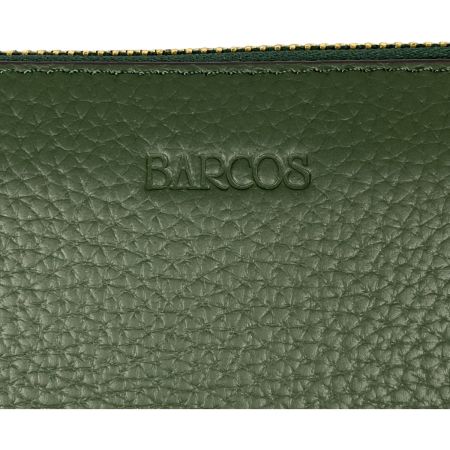  BARCOS バルコス GLウォレット ラウンド型財布 チルコロR カードケース付き BTV338 グリーン
