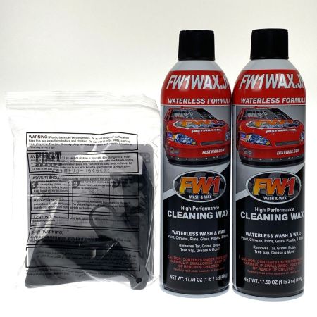   FW1 エフダブリューワン 水なし洗車＆ワックス剤 517ml×2 専用トリガー1個付き