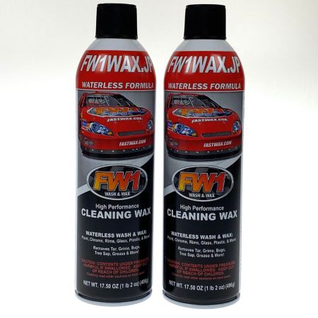   FW1 エフダブリューワン 水なし洗車＆ワックス剤 517ml×2 専用トリガー1個付き