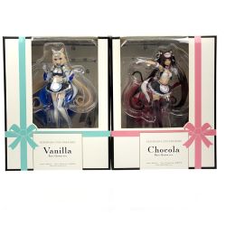 ## MIMEYOI ネコぱら バニラ ショコラ レースクイーン ver. 1/7 2つセット 開封品 Bランク