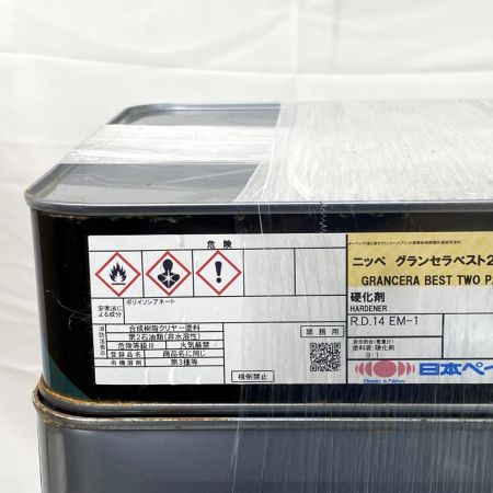  日本ペイント ニッペ グランセラべスト2液ファイン 遮熱 25.01.24 SO-21 クールライトグレー 塗料液