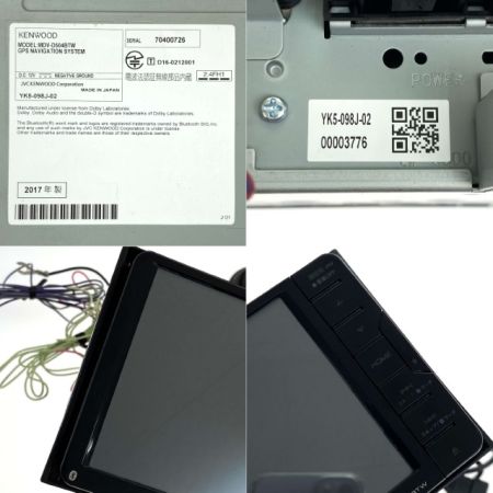  KENWOOD ケンウッド 彩速ナビ MDV-D504BTW