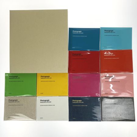  デルフォニックス フォトアルバム まとめ ベーシックSサイズ12個・リングLサイズ1個（リフィル4セット付）