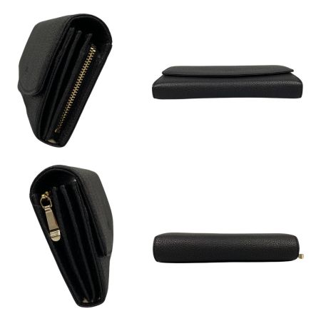  IBIZA イビサ かぶせ長財布 牛革 ブラック