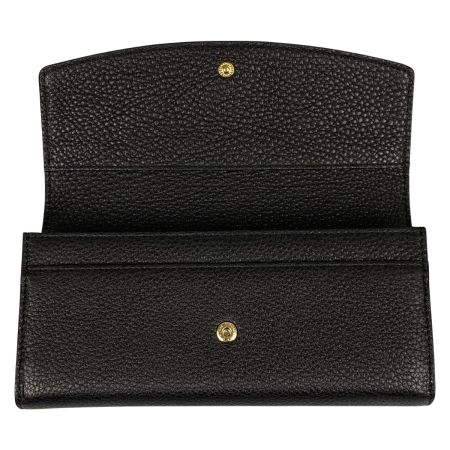  IBIZA イビサ かぶせ長財布 牛革 ブラック