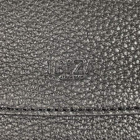  IBIZA イビサ かぶせ長財布 牛革 ブラック