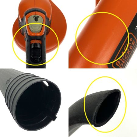  BLACK+DECKER ブラックアンドデッカー 18V 2.0Ah コードレスブロワー GWC1820PC 本体のみ