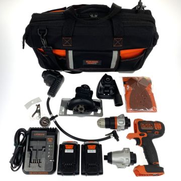 BLACK+DECKER ブラックアンドデッカー 18V マルチツール EVO183P1 充電  