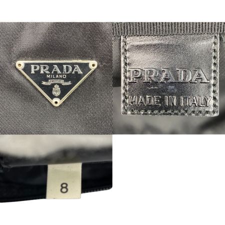  PRADA プラダ コスメポーチ 化粧ポーチ ナイロン ジャンク品 ブラック