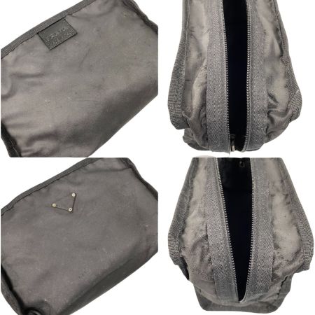  PRADA プラダ コスメポーチ 化粧ポーチ ナイロン ジャンク品 ブラック