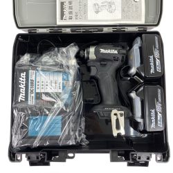 ## MAKITA マキタ 18V 充電式インパクトドライバ TD173DRGXB ブラック 充電器・充電池2個・ケース付 Sランク