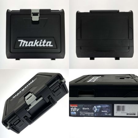  MAKITA マキタ 18V 充電式インパクトドライバ TD173DRGXB ブラック 充電器・充電池2個・ケース付