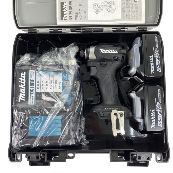 MAKITA マキタ 18V 充電式インパクトドライバ TD173DRGXB ブラック 