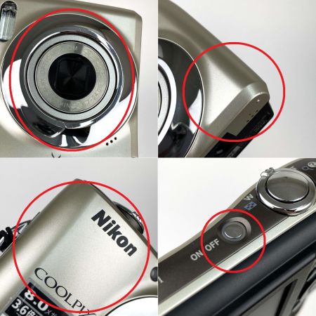  Nikon ニコン デジタルカメラ COOLPIX L21 シルバー 本体のみ 動作確認済み