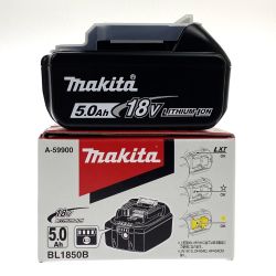 ## MAKITA マキタ 18v 5.0Ah リチウムイオンバッテリ BL1850B 純正バッテリ 未使用品 (1) Sランク