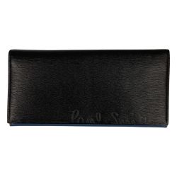 ## Paul Smith ポールスミス クロップドロゴ 長財布 ブラック Cランク