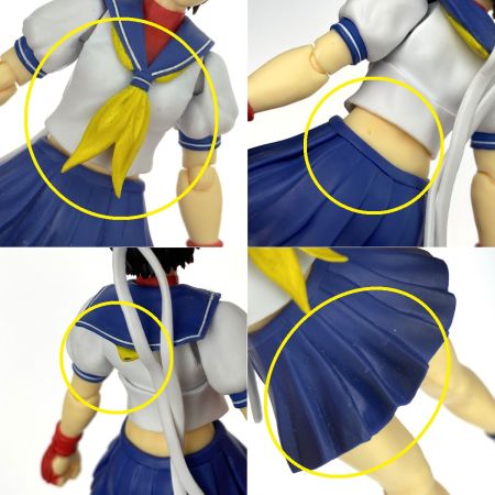  BANDAI バンダイ S.H.Figuarts ストリートファイター 春日野さくら 開封済み・変色あり 