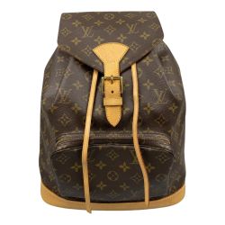 ## LOUIS VUITTON ルイヴィトン モノグラム モンスリGM リュックサック M51135 ブラウン Cランク