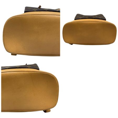  LOUIS VUITTON ルイヴィトン モノグラム モンスリGM リュックサック M51135 ブラウン