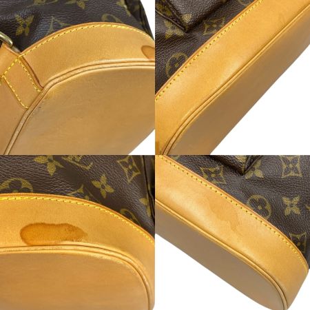  LOUIS VUITTON ルイヴィトン モノグラム モンスリGM リュックサック M51135 ブラウン
