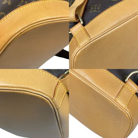  LOUIS VUITTON ルイヴィトン モノグラム モンスリGM リュックサック M51135 ブラウン