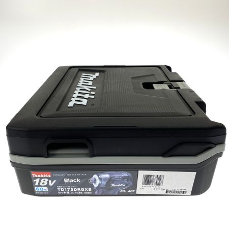  MAKITA マキタ 18V 充電式インパクトドライバ TD173DRGXB ブラック 充電器・充電池2個・ケース付