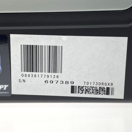  MAKITA マキタ 18V 充電式インパクトドライバ TD173DRGXB ブラック 充電器・充電池2個・ケース付