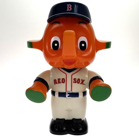  サトウ製薬 サトちゃん レッドソックス 貯金箱 約31cm キズヨゴレ有り