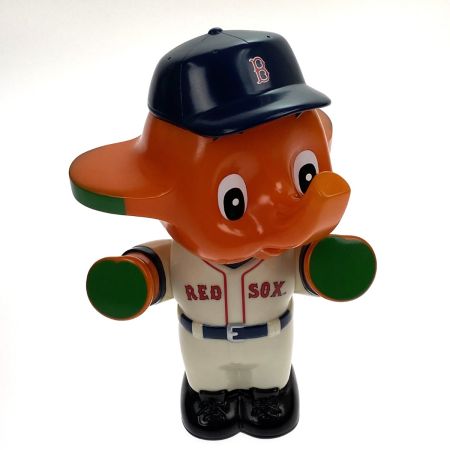  サトウ製薬 サトちゃん レッドソックス 貯金箱 約31cm キズヨゴレ有り