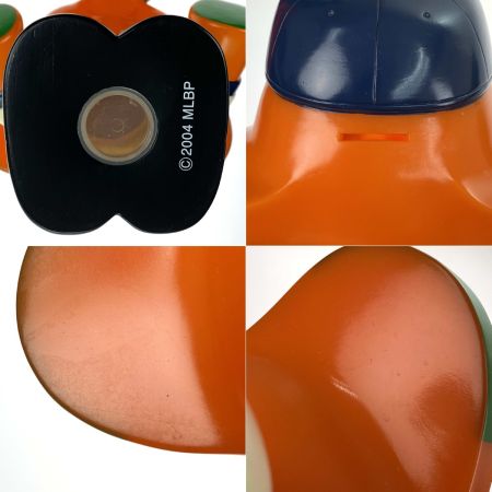  サトウ製薬 サトちゃん レッドソックス 貯金箱 約31cm キズヨゴレ有り