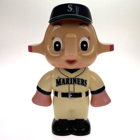  サトウ製薬 サトコちゃん マリナーズ 貯金箱 約31cm キズヨゴレ有り