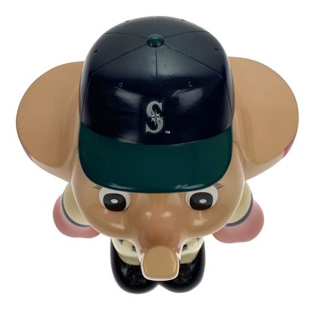  サトウ製薬 サトコちゃん マリナーズ 貯金箱 約31cm キズヨゴレ有り