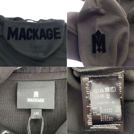  MACKAGE マッカージュ パーカー KRYS-R 10542701-4A ブラック Lサイズ