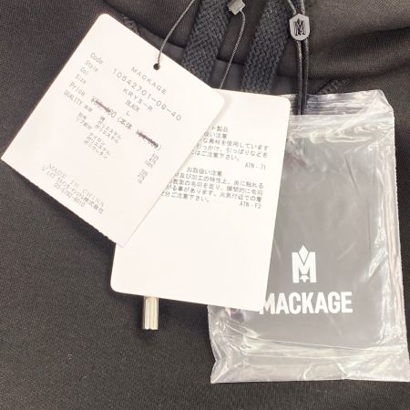  MACKAGE マッカージュ パーカー KRYS-R 10542701-4A ブラック Lサイズ
