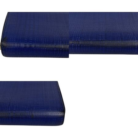  LOEWE ロエベ リネンアナグラムジップラウンドウォレット 長財布 261710 ネイビー