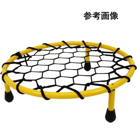  KaRaDaStyle バスケットボール ドリブルネット 3脚タイプ 円型 直径50cm イエロー 未開封品