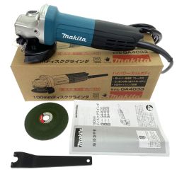 ## MAKITA マキタ 100mm ディスクグラインダ GA4033 コード式 未使用品 Sランク