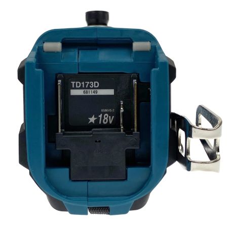  MAKITA マキタ 18V 充電式インパクトドライバ TD173D ブルー 充電器・充電池2個・ケース付