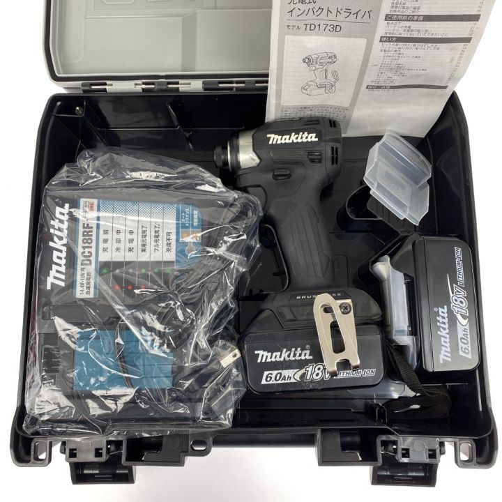 マキタ18V充電式インパクトTD173D ブラック 新品未使用品本体 マキタ18V充電式インパクトTD173D ブラック 新品未使用品本体