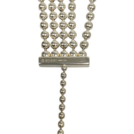  GUCCI グッチ 5連ボールチェーンブレスレット 925 1697AR