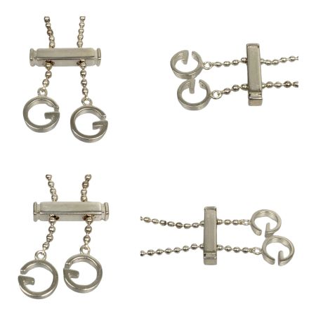  GUCCI グッチ 5連ボールチェーンブレスレット 925 1697AR