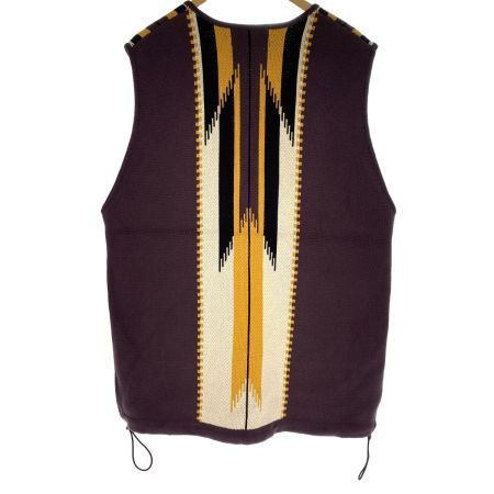  indian Motocycle インディアン モトサイクル ニットベスト パープル Mサイズ